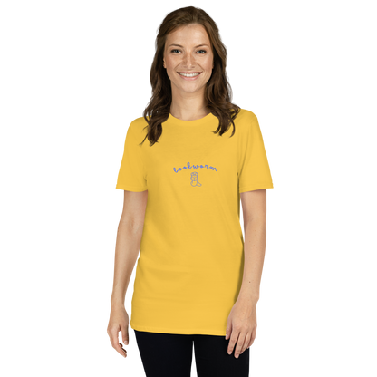 “Bookworm” – Minimalist Bookish Tee