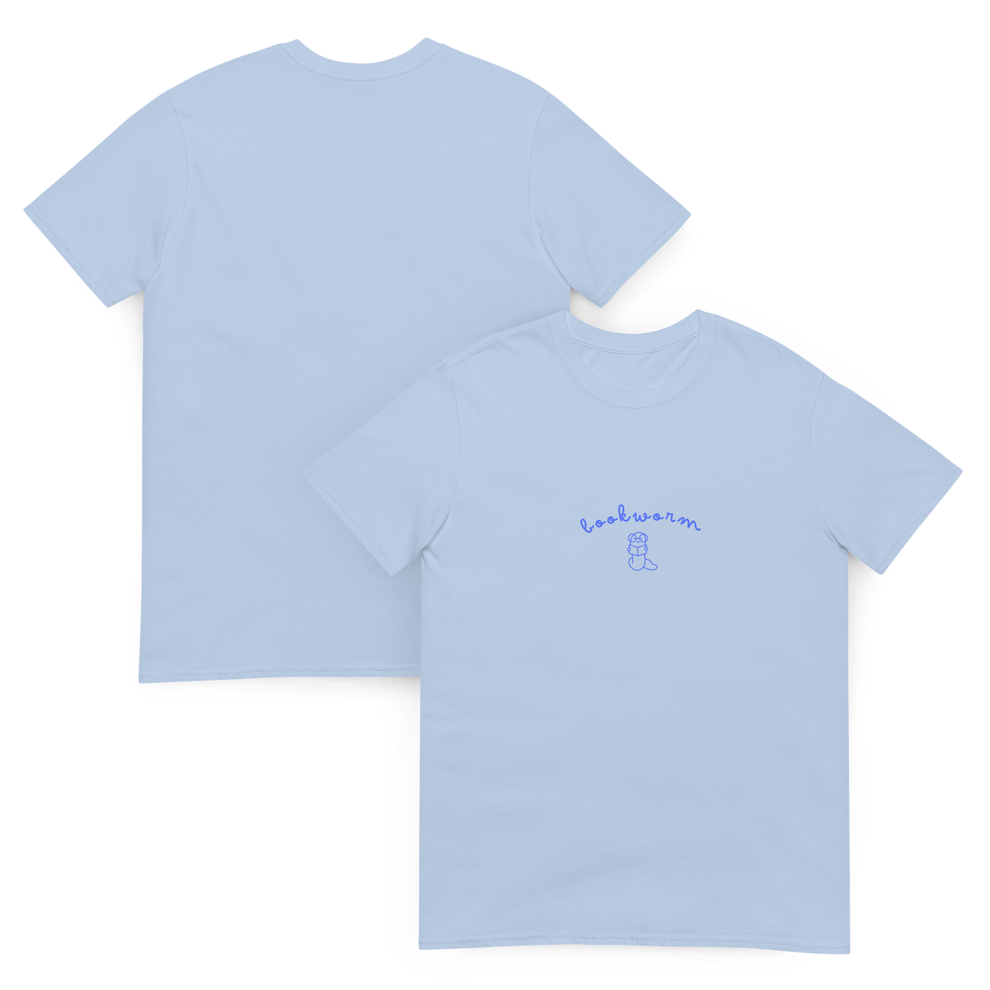 “Bookworm” – Minimalist Bookish Tee