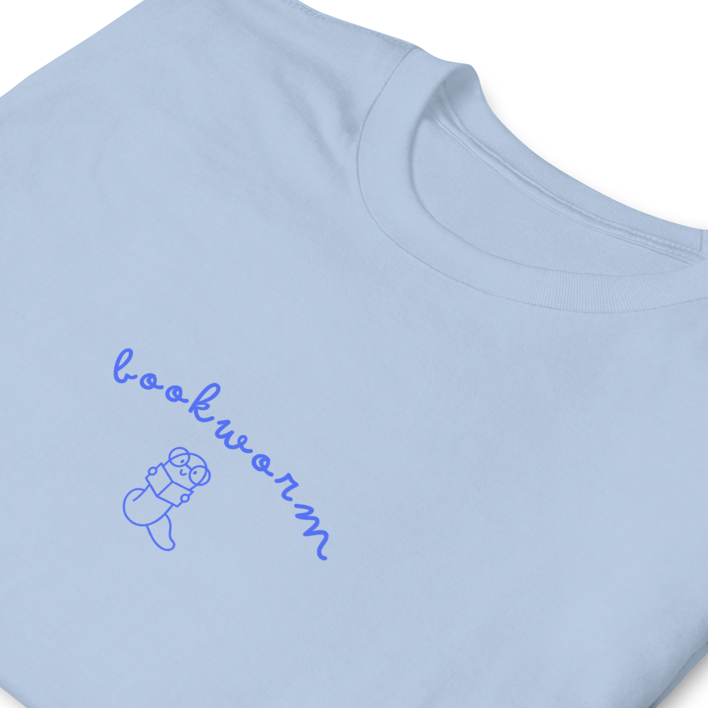 “Bookworm” – Minimalist Bookish Tee